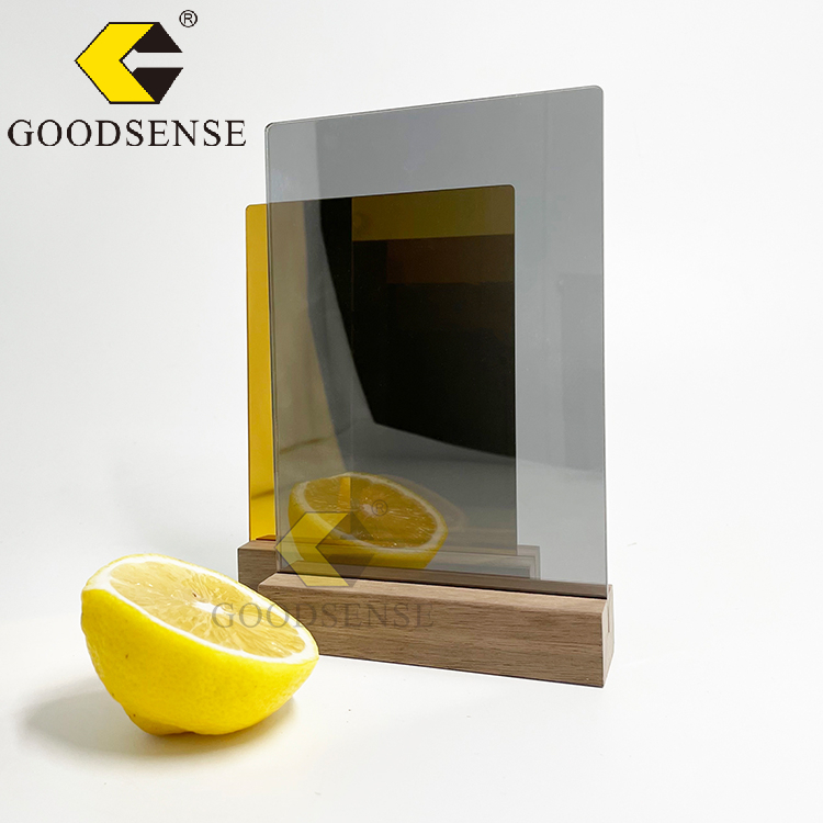 Goodsense Pol Pregledno Ogledalo 让创意捕捉锋利塑料玻璃 PMMA 面板无限镜环保智能镜观察透明有机玻璃亚克力双向镜片制造商
