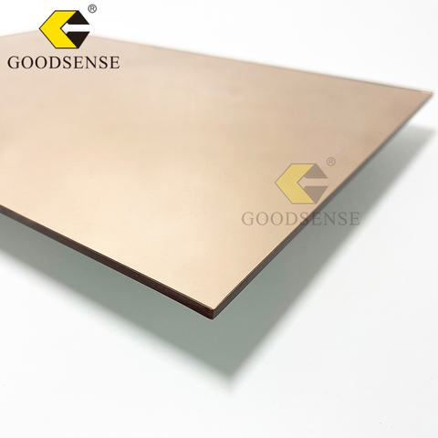 Goodsense 镜面有机玻璃板塑料玻璃设计圆形摄影墙贴有机玻璃广告PMMA镜面有机玻璃玫瑰金亚克力1路镜板经销商